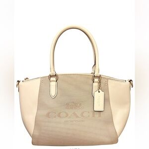 Coach Elise Satchel in Signature Badge Jacquard